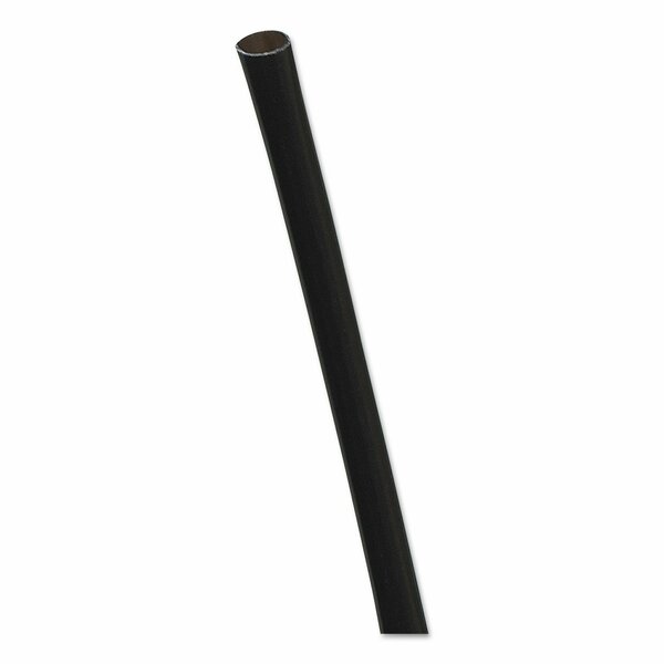 Eco-Products Unwrapped Straw, 5.75, Plastic, Black, 20000PK EP-ST513